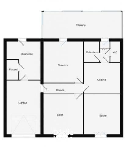 Vente maison individuelle La roche sur yon, 70m² 4 pièces 199 980€ avec garage
