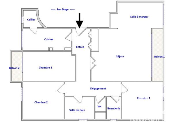 Appartement à vendre 5 pièces 90 m² Le Pecq