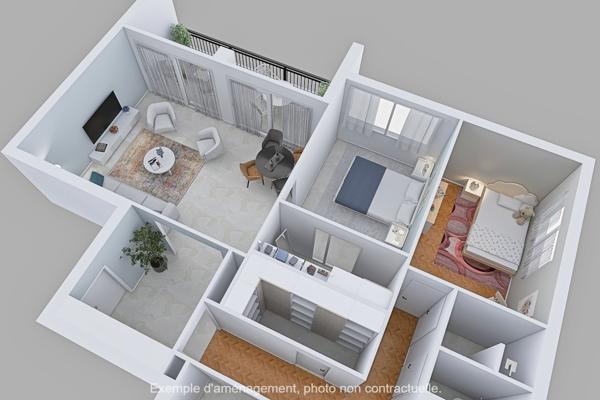 Beau T4/T5 lumineux Parc Mozart