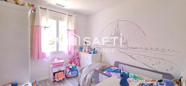 Plain pied 94m² sur 603m² de terrain avec garage