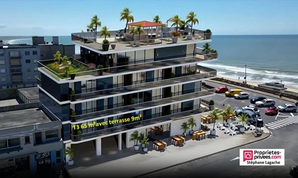 Appartement Stella 3 pièce(s) 65.46 m2 VUE MER avec terrasse 9m²