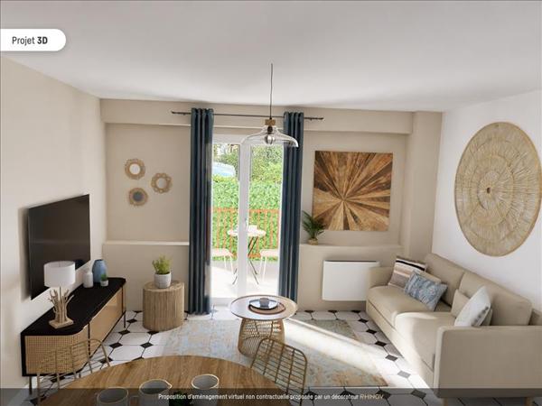 Appartement à vendre |  Urrugne |  3 pièces | 56 m²