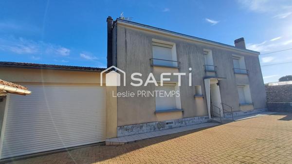 Maison 3 chambres avec ascenseur et beau terrain arboré constructible