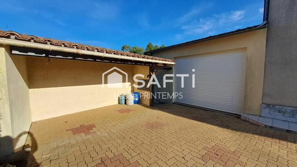 Maison 3 chambres avec ascenseur et beau terrain arboré constructible