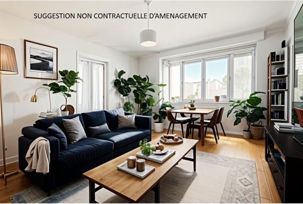 Appartement 2 pièces - 48 m² Exclusivité efficity