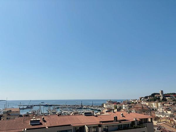 Appartement vue mer Cannes 3 pièces