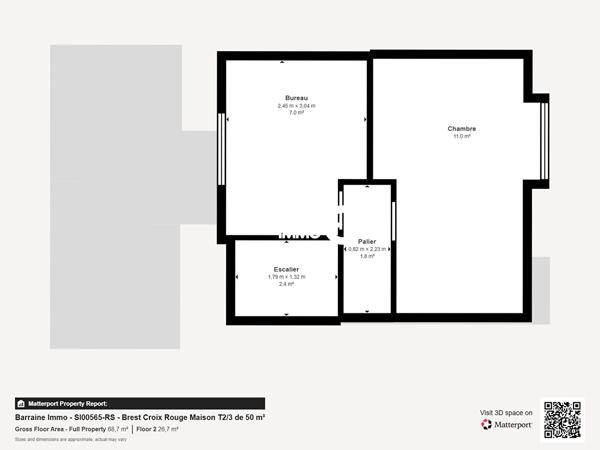 Vente maison à Brest, 3 pièces 50m²