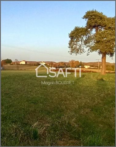 Terrain constructible de 1716m² et terrain agricole de 3855m².