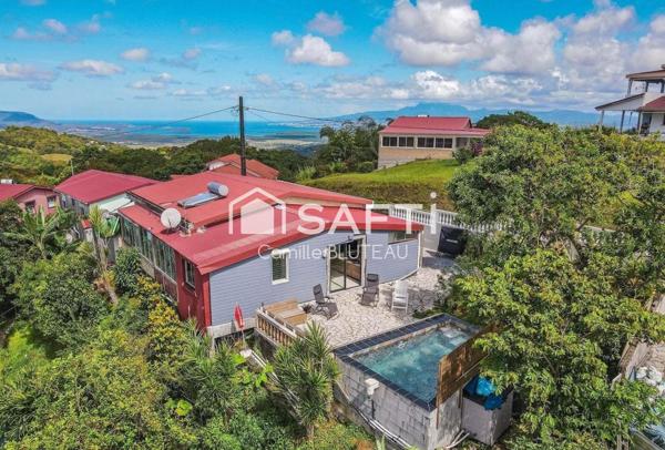 Villa T4 avec piscine, vue panoramique et terrain arboré
