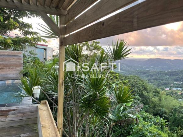 Villa T4 avec piscine, vue panoramique et terrain arboré