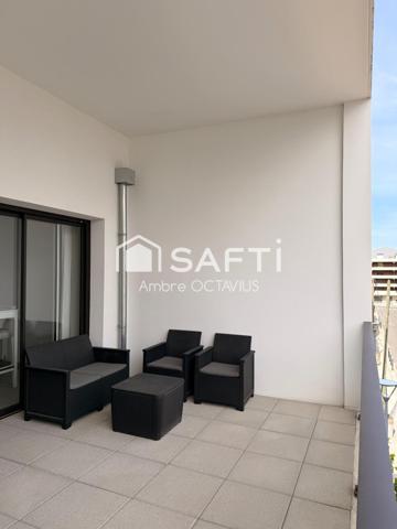 Appartement T2 très lumineux et traversant