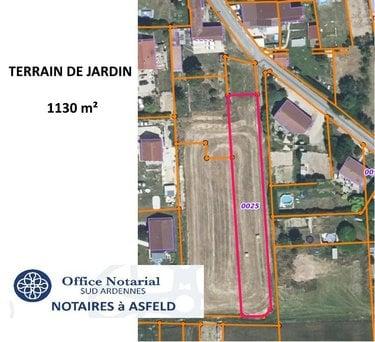 Terrain de loisirs - Bois - Etang à vendre à Villers-devant-le-Thour dans les Ardennes (08190), ref : 021/1834