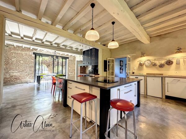 Dpt Haute Garonne (31), à vendre proche de VILLEFRANCHE DE LAURAGAIS belle demeure et gîte