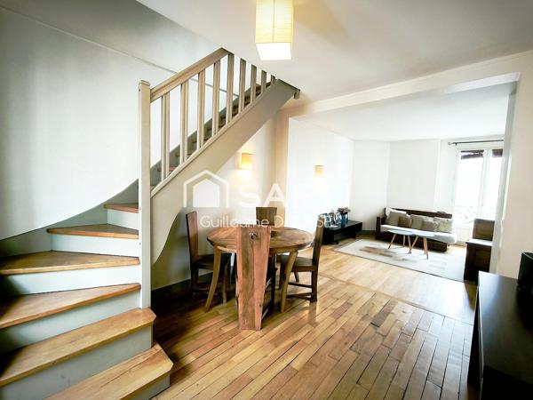 Beaux volumes pour ce duplex au charme ancien