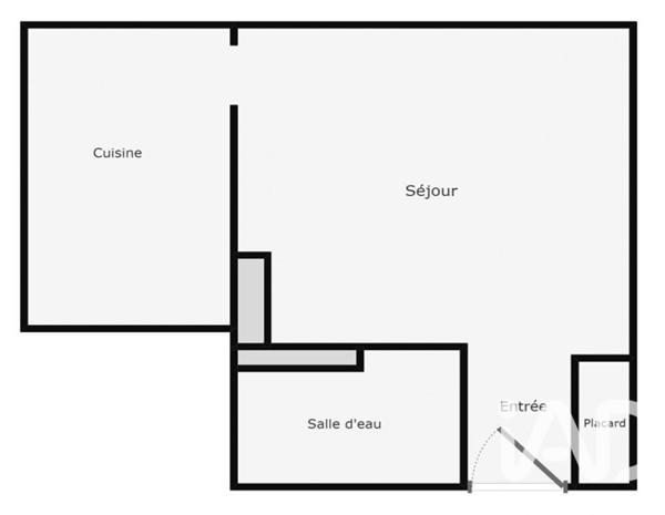 Studio à vendre 23 m² Tours