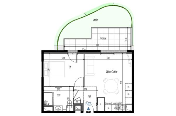 Appartement à vendre 2 pièces 39 m² Clermont-Ferrand