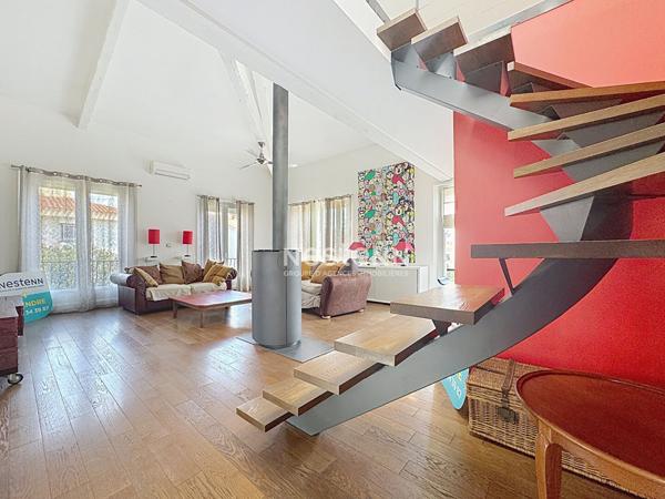 Appartement Perpignan 4 pièces en duplex avec entrée indépendante à La Lunette.