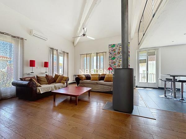 Appartement Perpignan 4 pièces en duplex avec entrée indépendante à La Lunette.