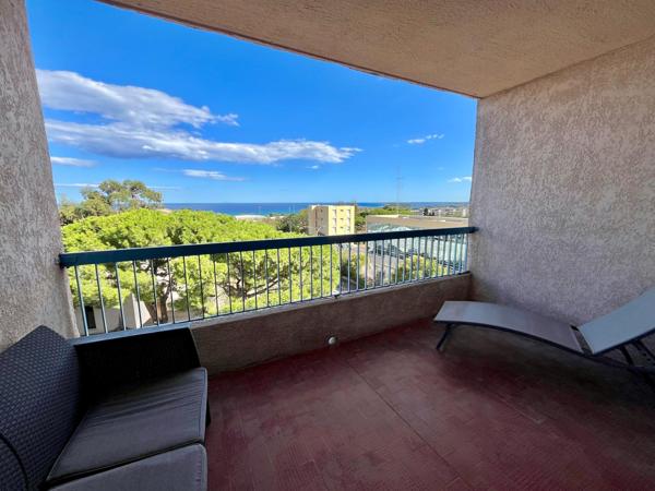 T2 48 m² – Terrasse, balcon, vue mer – Montesoro, à 5 min de Bastia