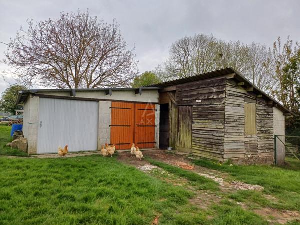 A 15 minutes de Dieppe maison de plein pied de type F 4 sur 2066 m² de terrain proximité Belmesnil ;  Exclusivité