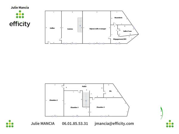 Maison 4 pièces - 115 m² Exclusivité efficity