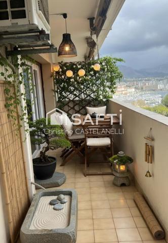 Appartement T4 vue mer, secteur Parc Cunéo