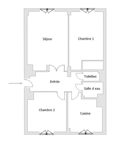 Appartement 3 pièces de 51 m² à Lyon 04