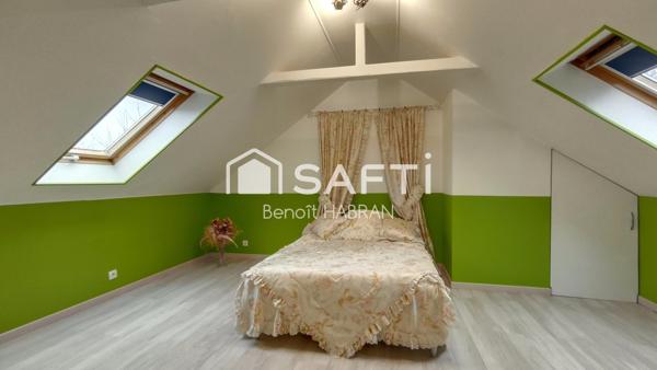 Maison 175m2, 5 chambres édifiée terrain 1455m2