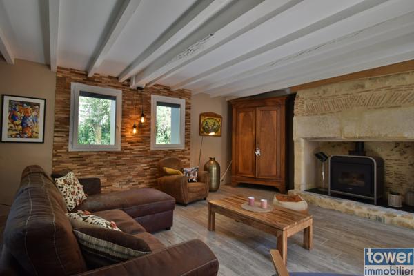 Proche Bergerac, Maison de charme rénovée de 125m2 avec piscine