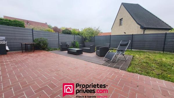 Maison Individuelle type plain pied - 3 chambres - jardin - garage - cave - 82 m² habitables (120m² utiles)