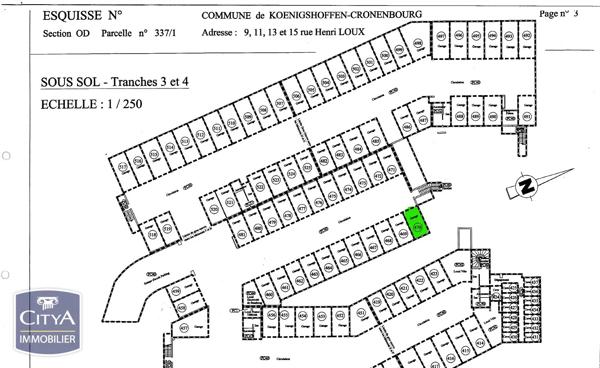 Parking à vendre 13.4m² Strasbourg (67200)