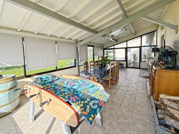 Dpt Gers (32), à vendre BARCELONNE DU GERS Maison T5 de 155 m² habitables + grands garages, dépendances et piscine sur 8678 m² de terrain, au calme