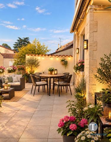 BERGERAC CENTRE, appartement/maison 3 Chambres avec GARAGE et terrasse