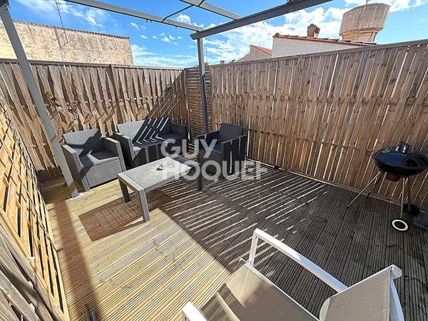 LE BARCARES : Immeuble de 3 lots en vente avec Terrasse