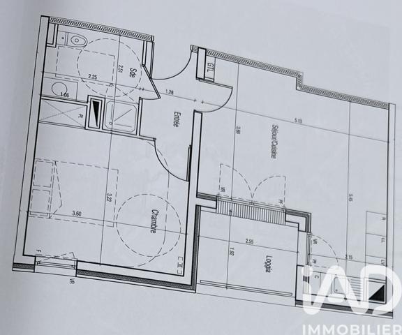 Appartement à vendre 2 pièces 43 m² Saint-Herblain