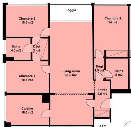 Appartement
         5 pièces
        - 99 m² 399 000 € *