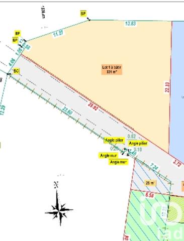 Terrain à vendre 326 m² Azay-sur-Cher
