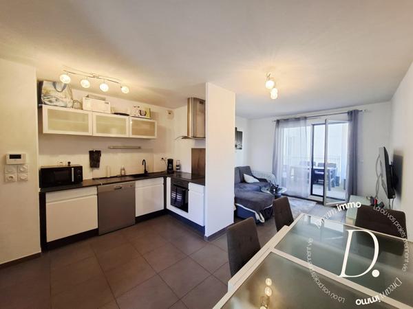 Montpellier, Ovalie - Appartement 2 pièces, double balcon et parking