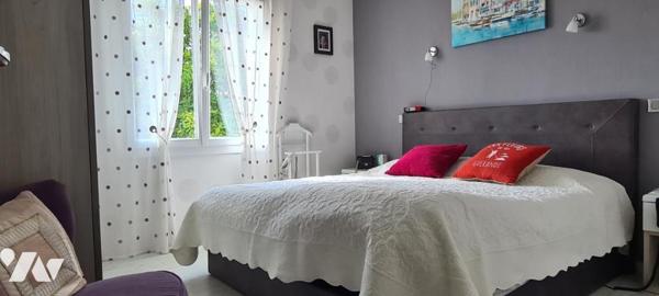 Maison d'habitation d'environ 187 m² habitables construite en 1977 sur un terrain de 2403 m². 