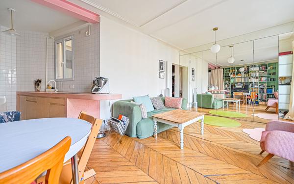 Appartement à vendre    3 pièces • 54,85 m2 Paris 10
