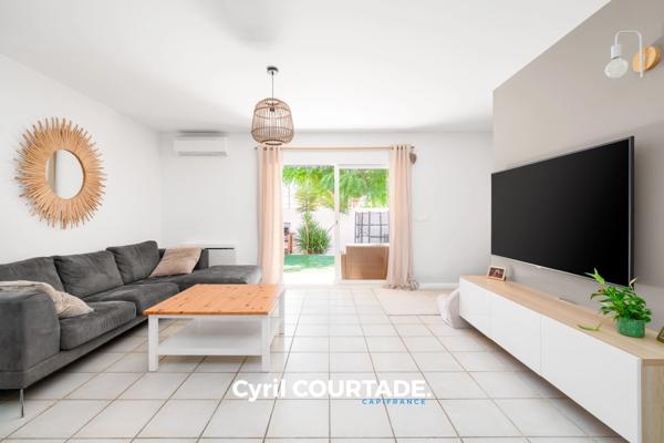 Villeneuve lès Maguelone, Dpt Hérault (34), Maison de 84 m² lumineuse - Jardin 130 m²