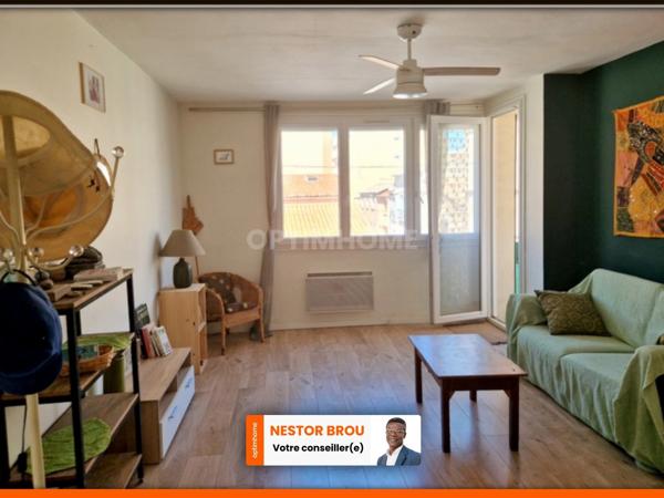 Appartement T3 TRAVERSANT AVEC TERRASSE - SÈTE (DEPT 34)