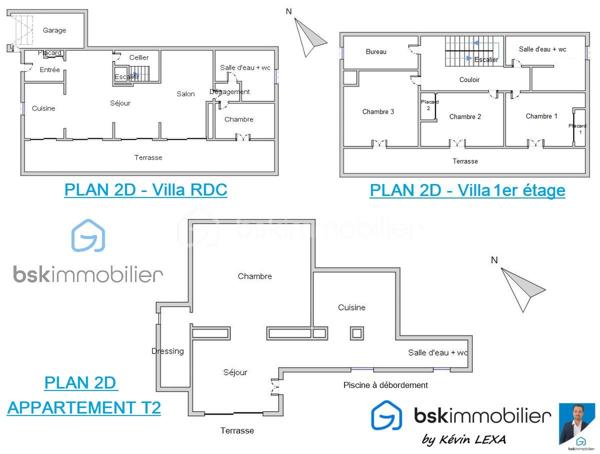 OLLIOULES – LA COURTINE

Villa avec vue panoramique, piscine à débordement et appartement indépendant

Une vue panoramique dont on ne se lasse jamais, une piscine à débordement semblant se fondre dans le paysage et un environnement préservé à quelques minutes seulement du centre d'Ollioules.

Dans l'un des secteurs résidentiels les plus recherchés de la commune, cette propriété offre un cadre de vie privilégié où intimité, lumière et panorama exceptionnel se conjuguent au quotidien.

Nichée au bout d'une impasse, à l'abri des regards, cette élégante villa construite en 2003 développe environ 225 m² habitables sur un terrain paysager de 1 662 m².

Dès les premiers instants, le charme opère.

Les volumes généreux, la luminosité omniprésente et l'ouverture permanente sur l'extérieur créent une atmosphère à la fois chaleureuse et apaisante.

Le niveau principal accueille plus de 100 m² de plain-pied baignés de lumière grâce à son exposition Sud-Sud-Ouest.

Il comprend :

• Une entrée avec dressing
• Un vaste espace de vie de près de 64 m² avec cheminée
• Une cuisine familiale entièrement équipée
• Une suite parentale avec salle d'eau privative et accès direct à la terrasse

Chaque espace profite pleinement de la vue spectaculaire qui accompagne le quotidien et prolonge naturellement les pièces de vie vers l'extérieur.

À l'étage, l'espace nuit accueille trois chambres bénéficiant chacune d'un accès direct au balcon panoramique ainsi qu'un bureau pouvant faire office de chambre supplémentaire, d'espace télétravail ou de salle de loisirs. Les autres espaces nuit se répartissent entre le niveau principal et l'appartement indépendant.

Pensée pour accueillir famille et amis dans les meilleures conditions, la propriété dispose également d'un appartement indépendant d'environ 54 m² avec terrasse privative.

Véritable atout de la propriété, cet espace complémentaire permet de recevoir en toute intimité, d'exercer une activité professionnelle indépendante ou d'envisager un revenu locatif.

À l'extérieur, le spectacle continue.

La piscine à débordement de 9 x 4 mètres semble se fondre dans le paysage et offre un point de vue privilégié sur les collines du littoral varois.

Les terrasses, espaces détente et coins repas invitent à profiter pleinement du climat méditerranéen et des couchers de soleil qui rythment les saisons.

Deux vastes restanques supplémentaires offrent encore de nombreuses possibilités d'aménagement selon vos envies : jardin méditerranéen, terrain de pétanque, espace de loisirs ou projet paysager personnalisé.

Les prestations :

• Environ 225 m² habitables
• Terrain de 1 662 m²
• Construction de 2003
• 5 chambres + 1 bureau
• 3 salles d'eau dont une à personnaliser
• Appartement indépendant de 54 m²
• Piscine à débordement 9 x 4 m
• Pompe à chaleur récente (2024)
• Climatisation réversible
• Double vitrage
• Garage de 20 m²
• Nombreuses places de stationnement
• Portail automatique

À seulement quelques minutes du centre historique d'Ollioules, des commerces, des écoles et des principaux axes de communication, cette propriété conjugue parfaitement tranquillité, confort et proximité.

Les propriétés offrant une telle combinaison de vue panoramique, d'intimité, d'espaces extérieurs, de potentiel d'accueil et de proximité avec le centre d'Ollioules sont particulièrement rares sur le secteur.

Ici, les saisons défilent, la lumière évolue au fil des heures et le panorama reste toujours aussi spectaculaire.

Visite exclusivement sur rendez-vous.

Kévin LEXA
BSK Immobilier
Disponible 7J/7
