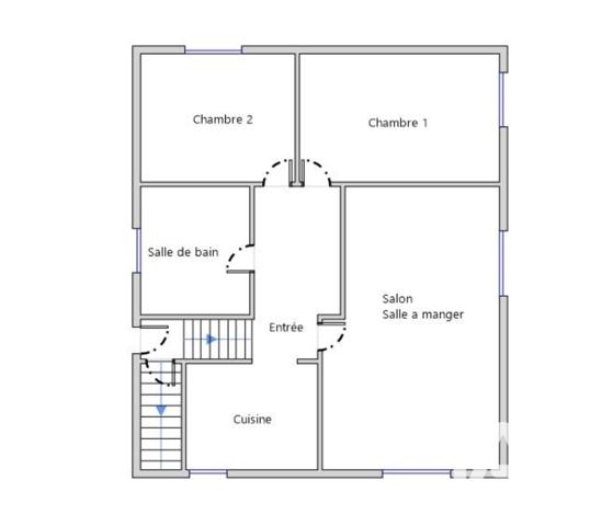 Maison à vendre 3 pièces 69 m² Saint-Avold