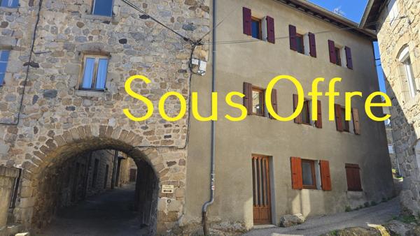 Saint Martin de Valamas - Maison de village immédiatement habitable.