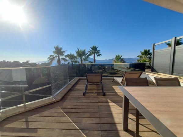 Porticcio T2 récent Vue mer terrasse 80m² vue imprenable Porticcio (20166)