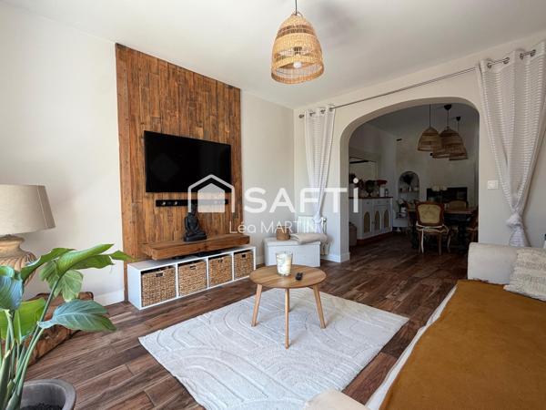 Maison 118m2 - 4 chambres - Garage et jardin