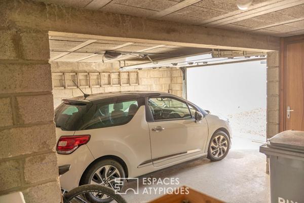 Maison familiale contemporaine avec jardin et garage