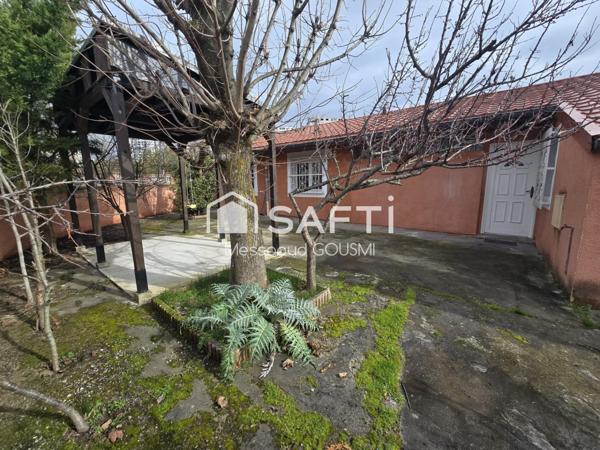 Maison de plain-pied 122 m² – 3 chambres + bureau – Garage – Atelier – Terrain 463 m² – Secteur calme