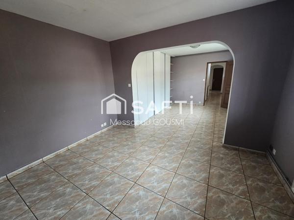 Maison de plain-pied 122 m² – 3 chambres + bureau – Garage – Atelier – Terrain 463 m² – Secteur calme